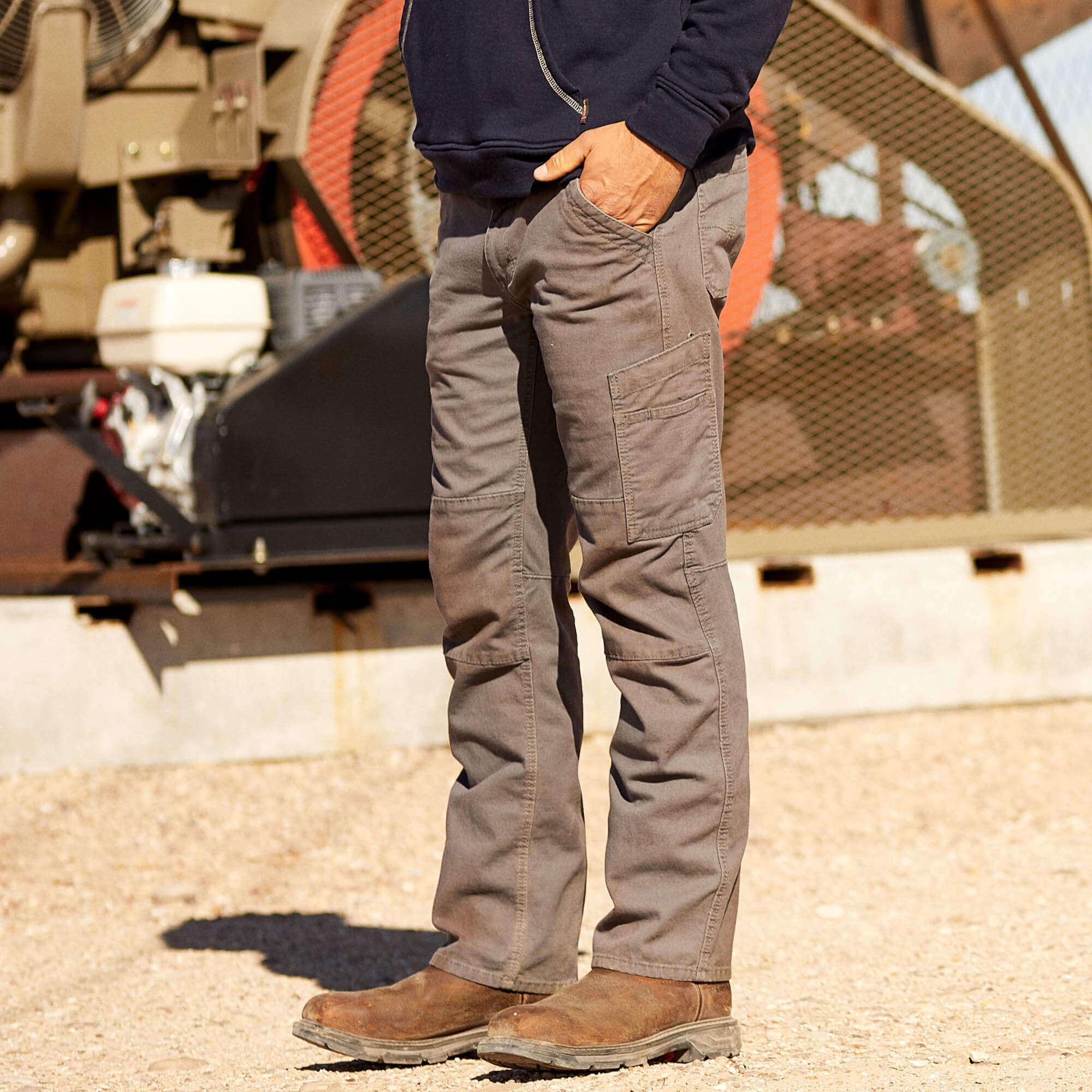 FR M5 Stretch DuraLight Canvas Stackable Straight Leg Pant - Iron Gray - Purpose-Built / Home of the Trades