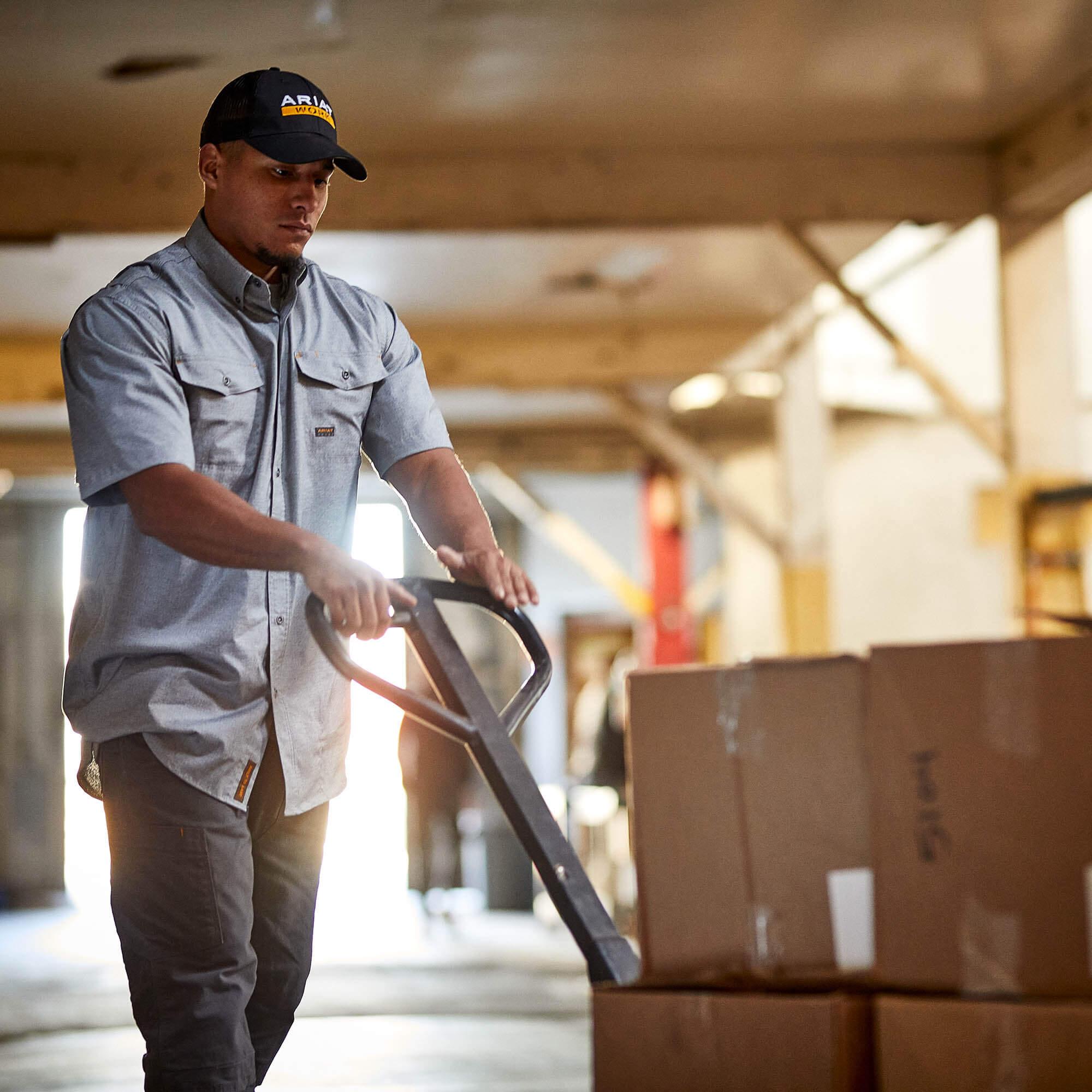 Rebar Made Tough VentTEK DuraStretch Work Shirt - Charcoal Heather - Purpose-Built / Home of the Trades
