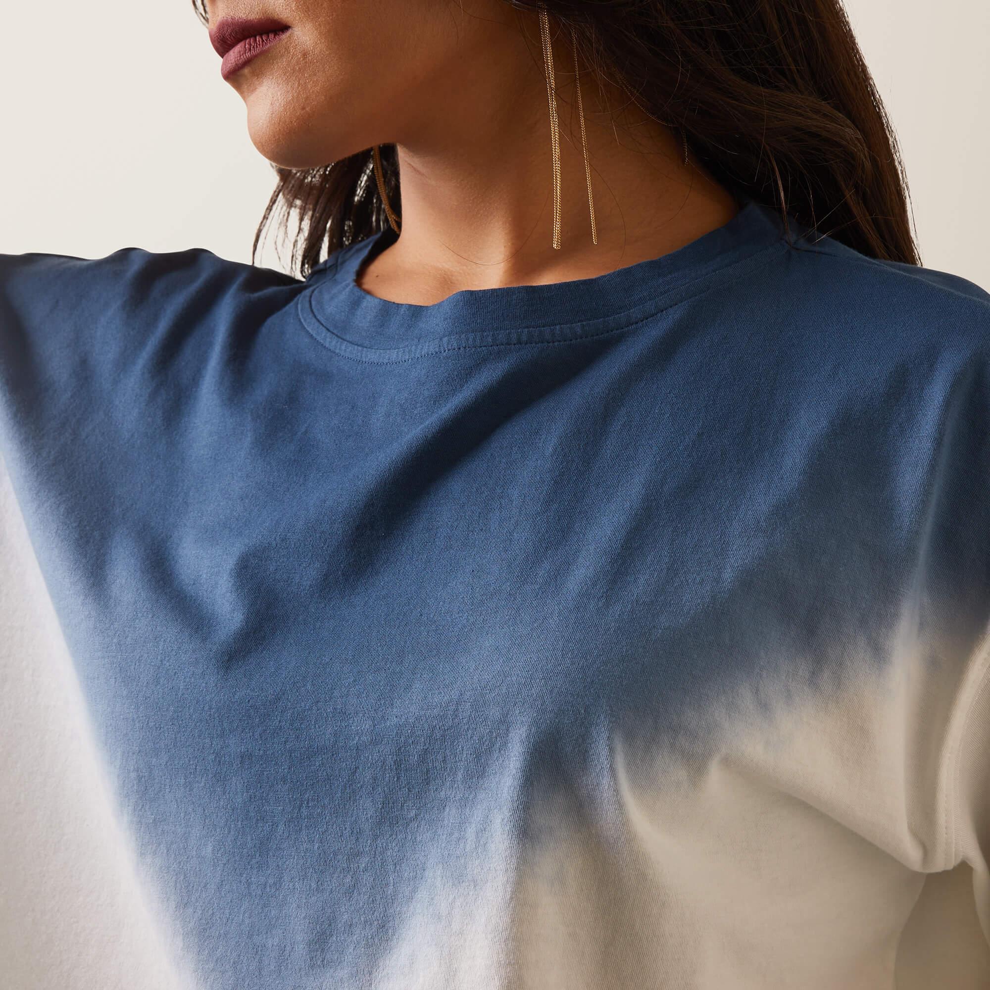 Women's Howdy Ombre Top - White - Purpose-Built / Home of the Trades