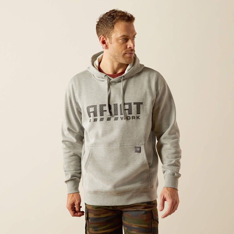 Workman Drive Hoodie, Heather Grey