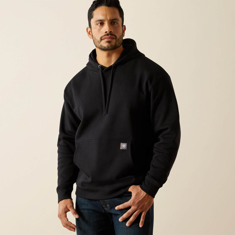 Rebar Workman Bare Knuckle Hoodie, Black