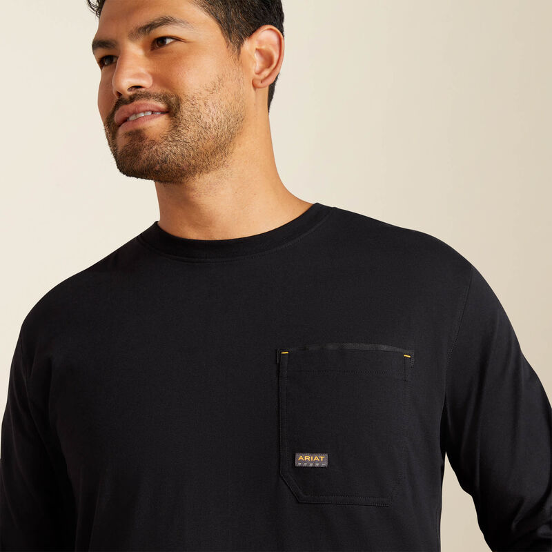 Workman Born For This L/S T-Shirt - Black