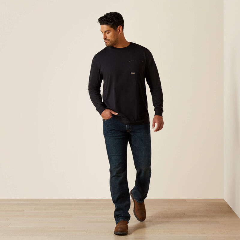 Workman Born For This L/S T-Shirt - Black