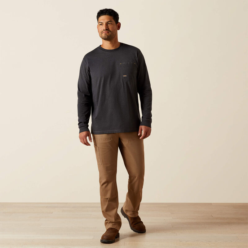 Workman Born For This T-Shirt - Charcoal Heather/Mexico