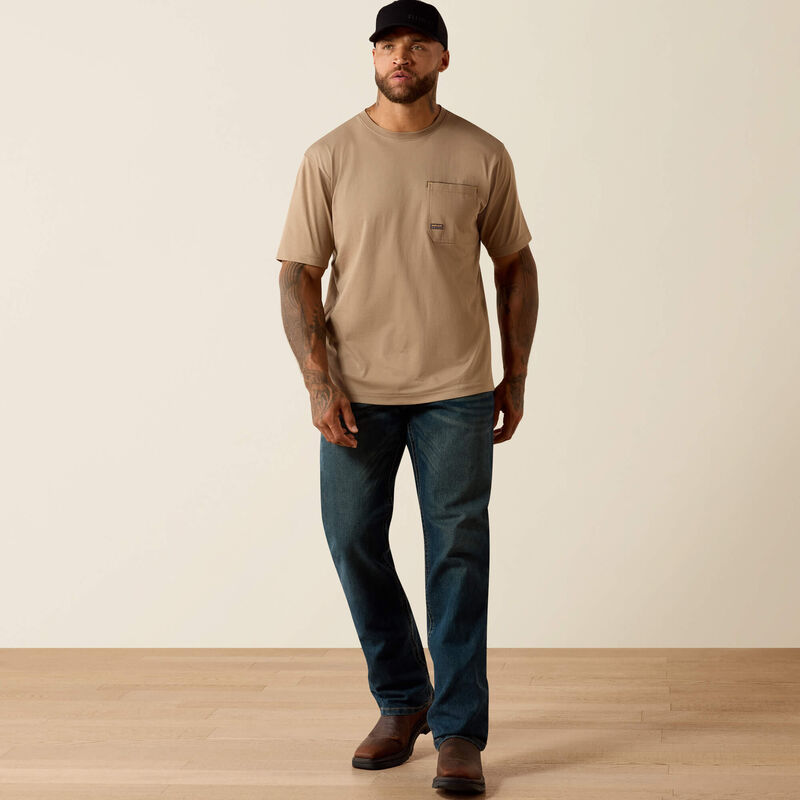 Rebar Workman Born For This T-Shirt- Greige