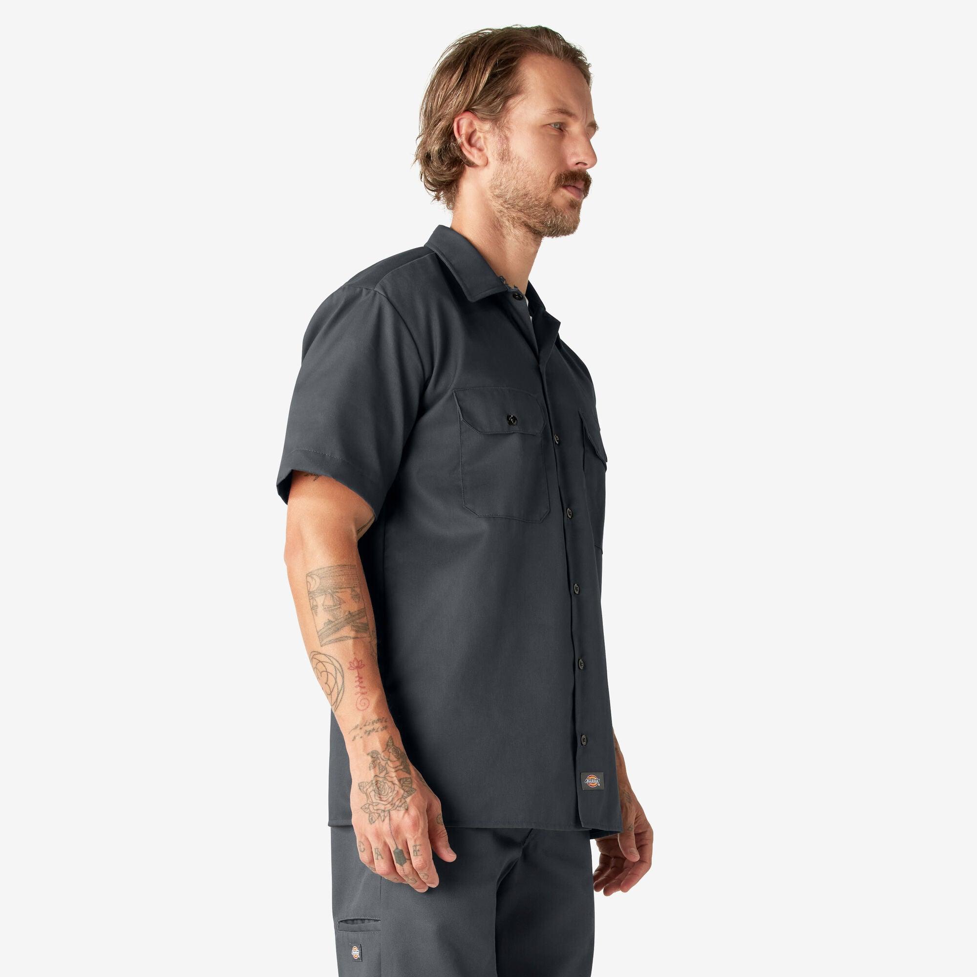 Short Sleeve Work Shirt, Charcoal Gray - Purpose-Built / Home of the Trades
