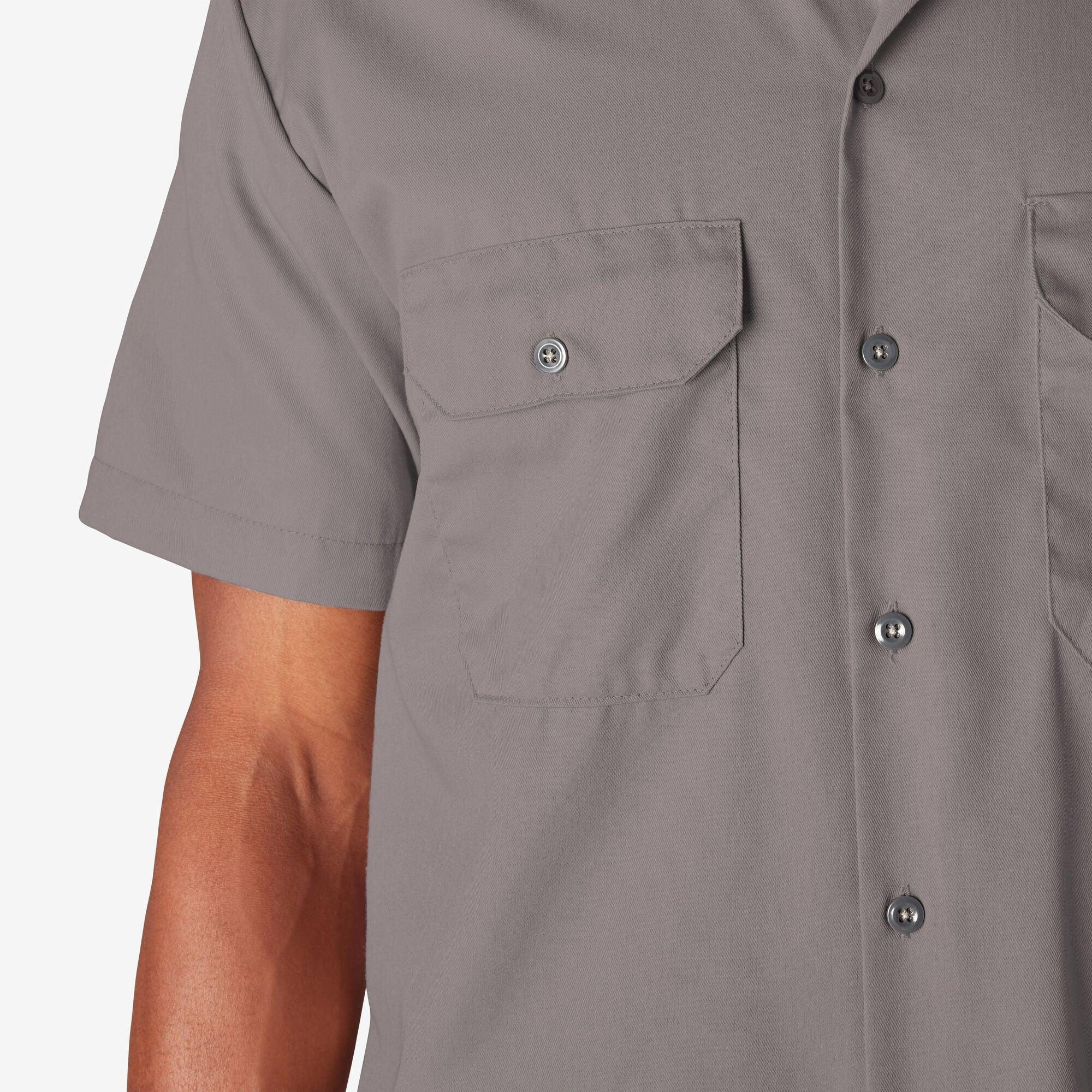 Short Sleeve Work Shirt, Silver - Purpose-Built / Home of the Trades