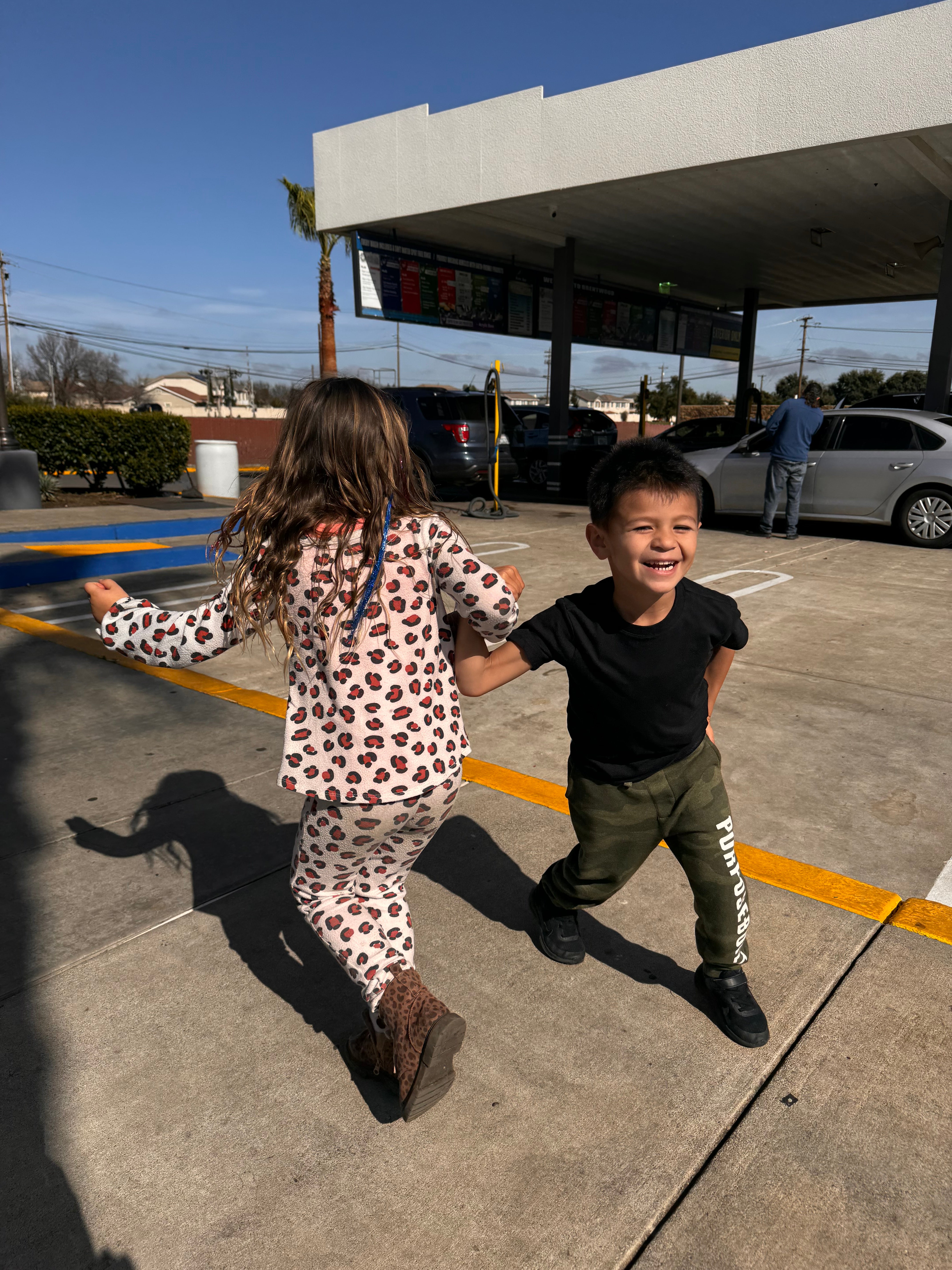 Youth PB Logo Sweatpants - Camo