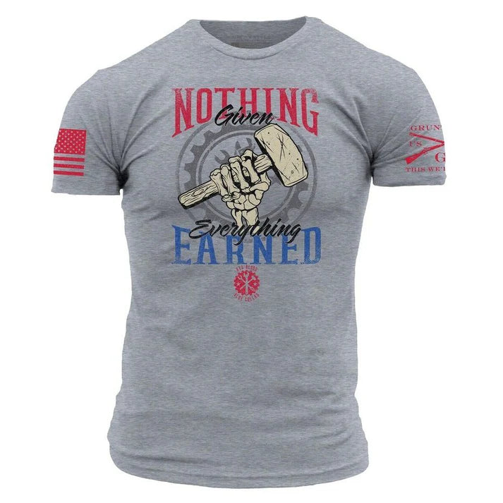 Nothing Given T-Shirt - Dark Heather Grey