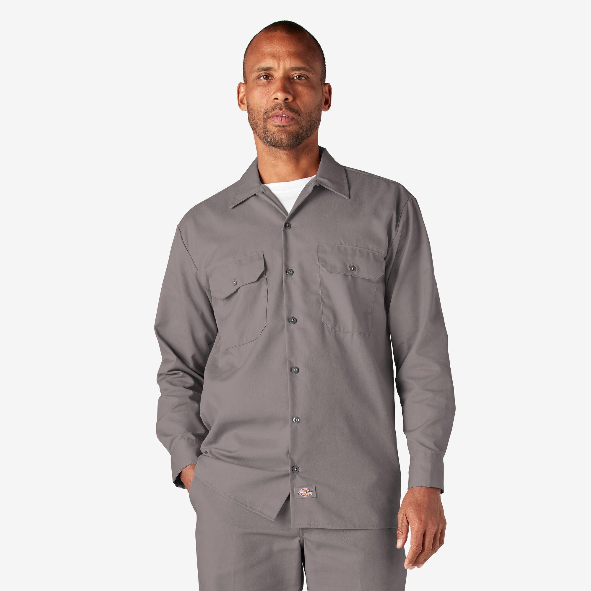 Long Sleeve Work Shirt, Silver - Purpose-Built / Home of the Trades