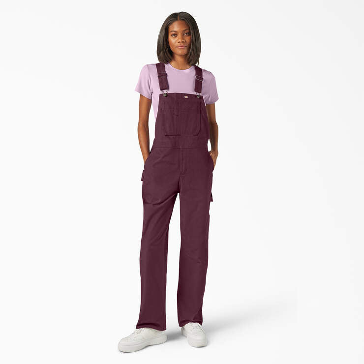 Women’s Relaxed Bib Overalls - Fig