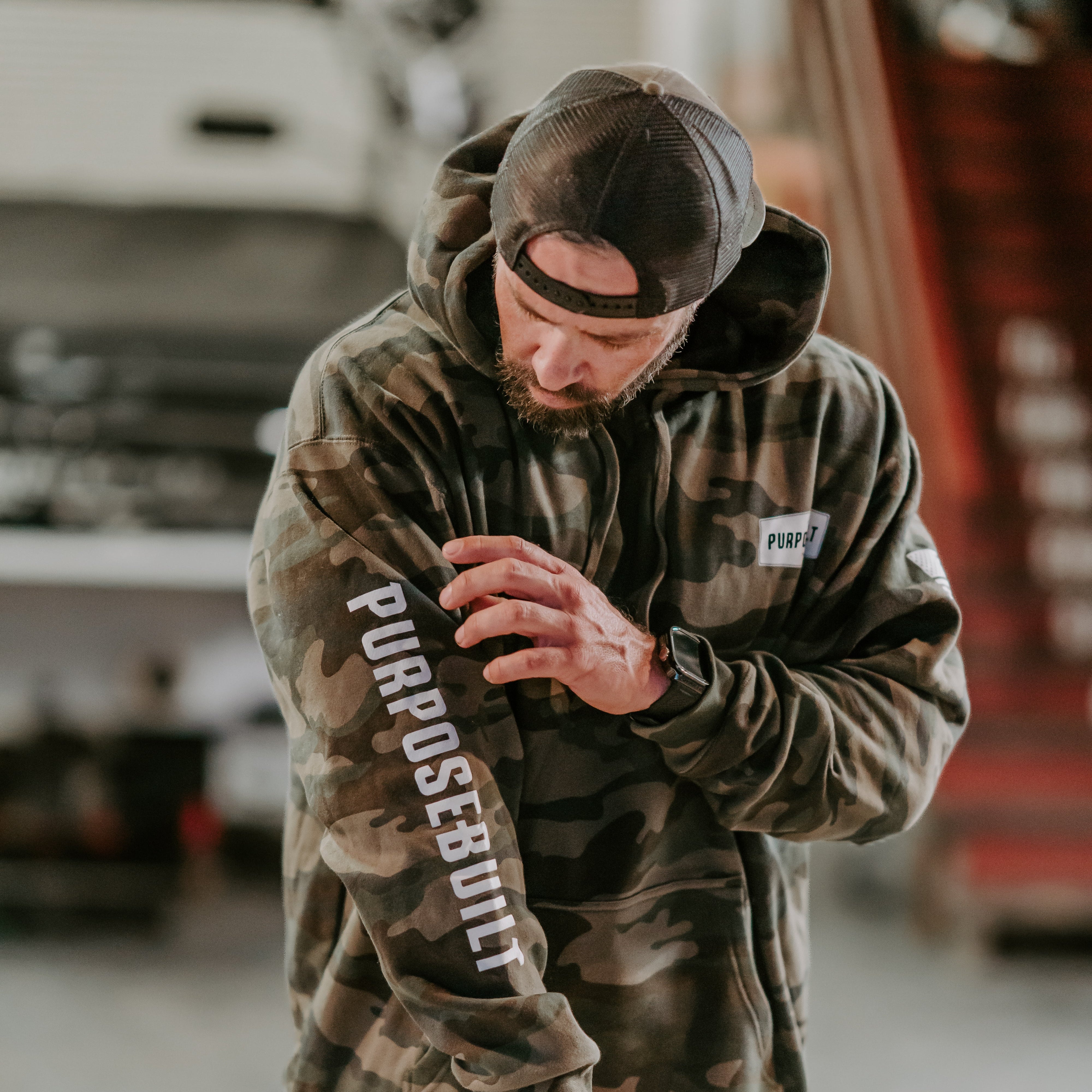 Purpose-Built Logo Hoodie - Camo