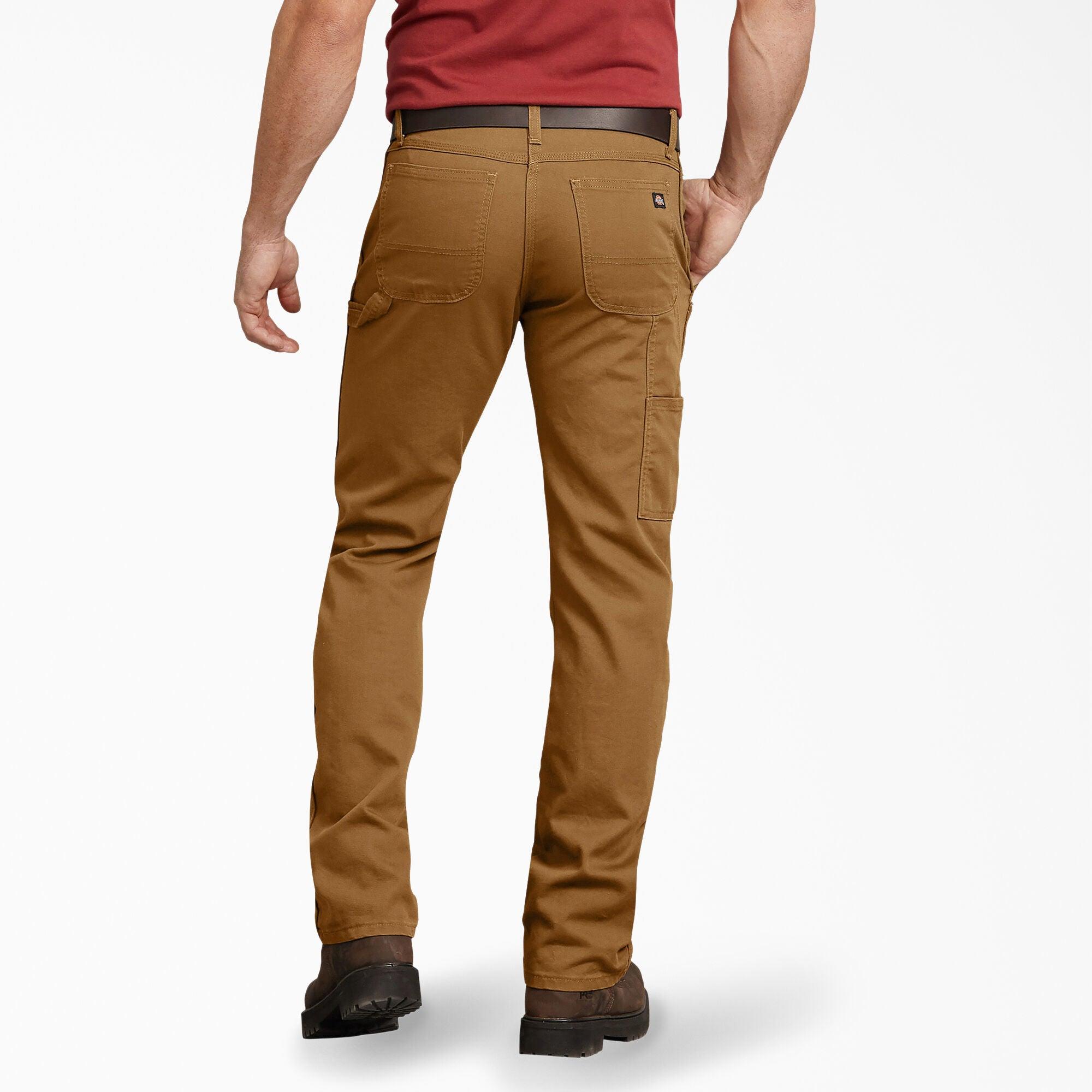 FLEX Regular Fit Duck Carpenter Pants, Stonewashed Brown Duck - Purpose-Built / Home of the Trades