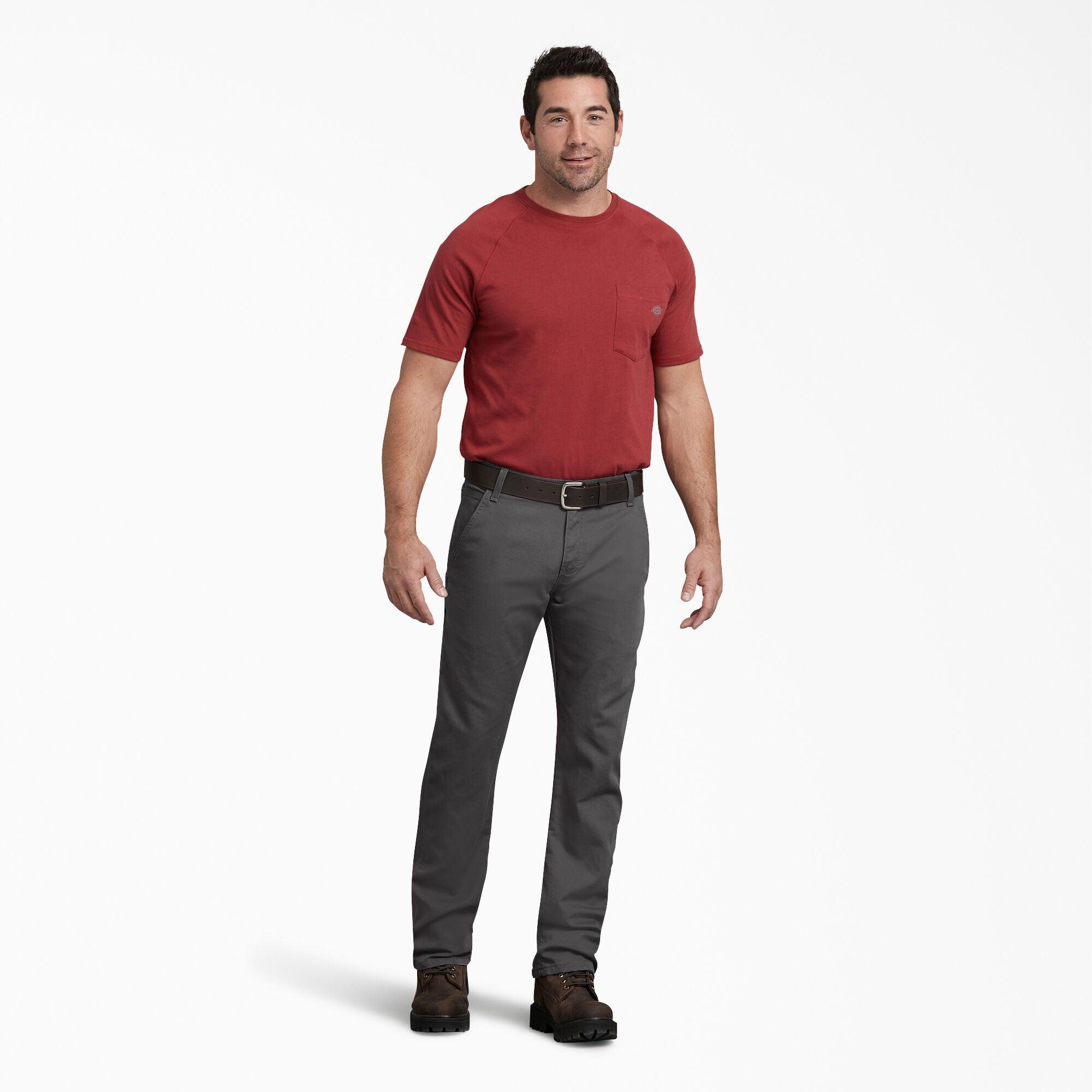 FLEX Regular Fit Duck Carpenter Pants, Stonewashed Gray - Purpose-Built / Home of the Trades