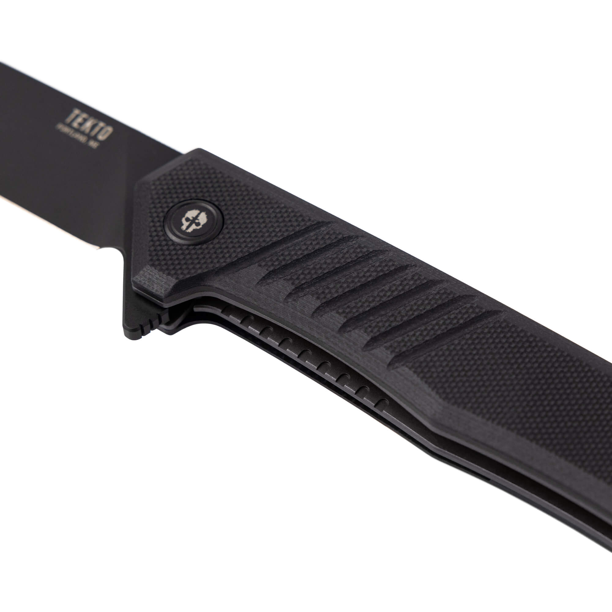 F1 Alpha Knife - Black G10 Handle w/ Black Accents