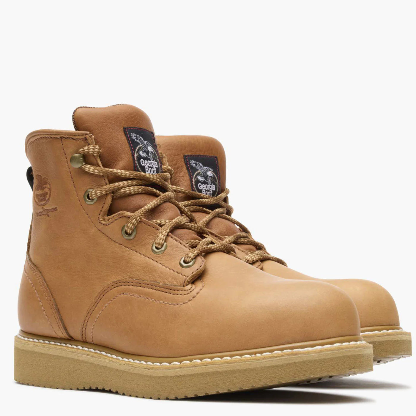 Georgia Boot 6" Steel Toe Wedge Sole Work Boot G6342