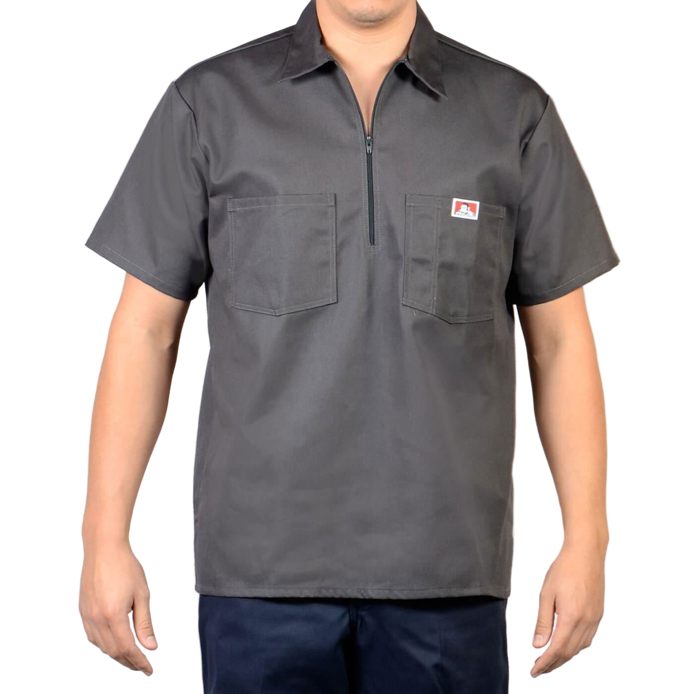 1/2 Zipper Short Sleeve - Charcoal - Purpose-Built / Home of the Trades - -