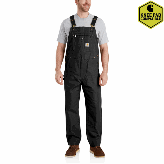 102776-001 - Duck Bib Overalls - Black - Purpose-Built / Home of the Trades - -