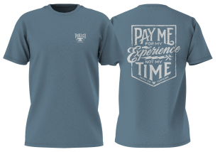 Pay Me SS Tee, Slate