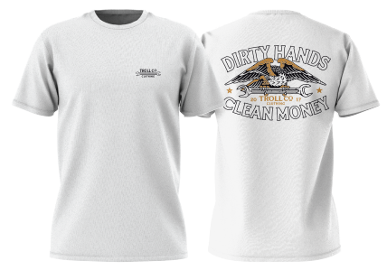 DHCM Wing Spanner Tee - White