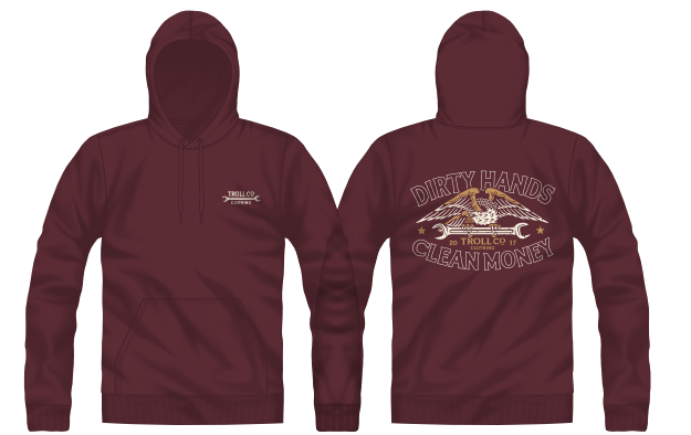 DHCM Wing Spanner Hoodie - Port