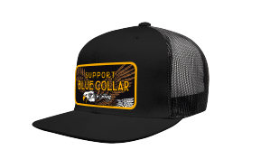 Barricade Eagle Flat Bill Snapback Hat - Black