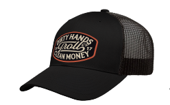 DHCM Model T Curved Bill Snapback Hat - Black