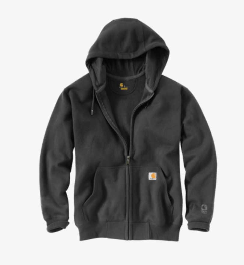 Rain Defender® Loose Fit Heavyweight Full-Zip Sweatshirt - Carbon Heather
