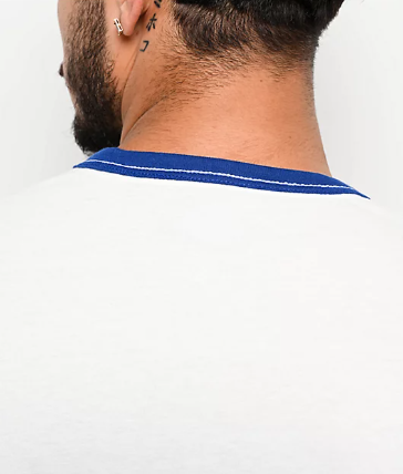 Ford King of the Mountains SS Ringer Tee- White