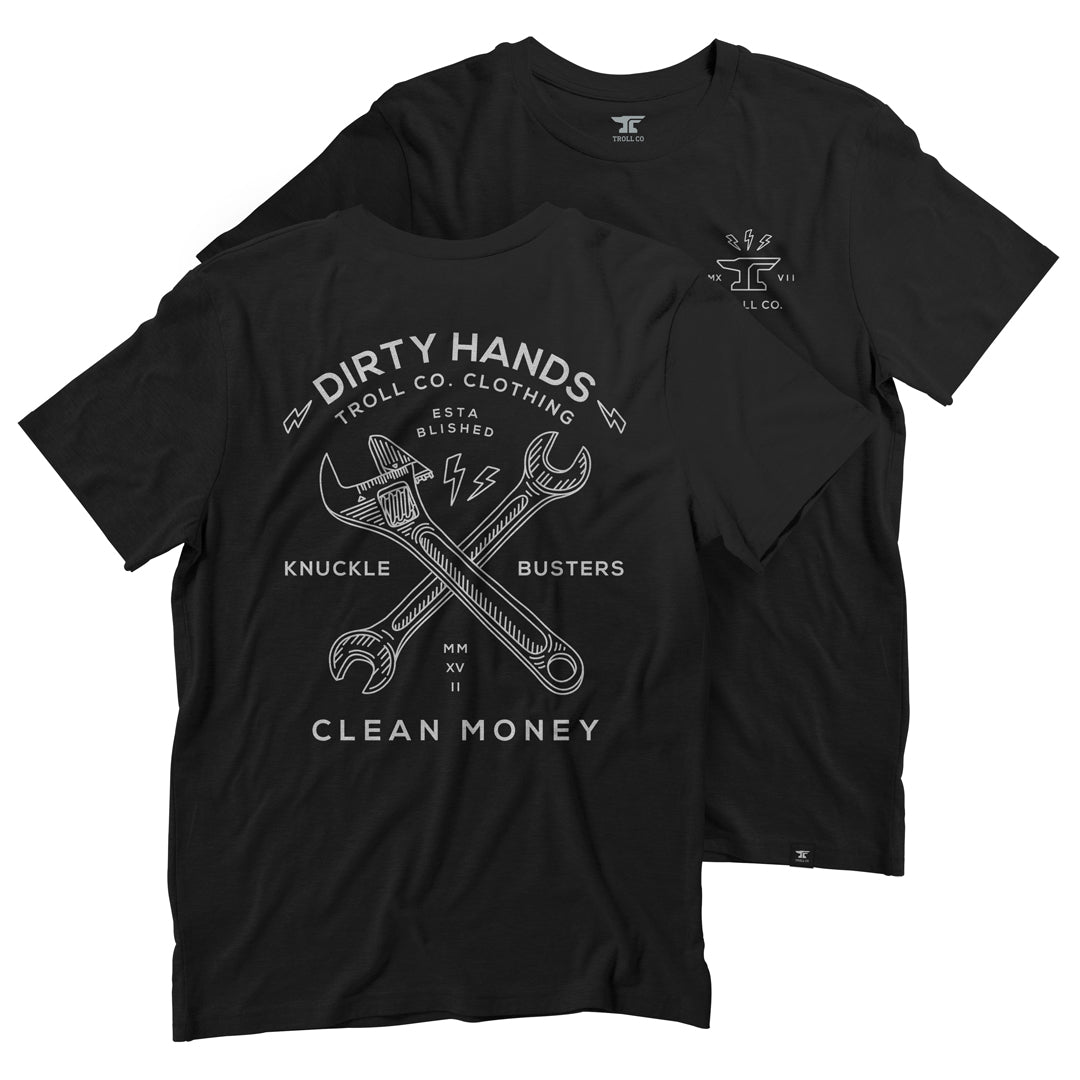 Twisting Wrenches Tee Black