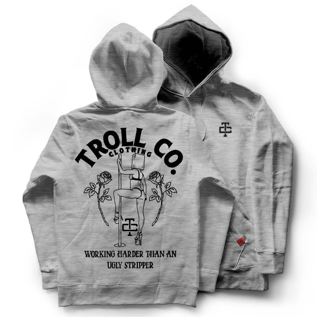 Butterface Hoodie: Grey - Purpose-Built / Home of the Trades