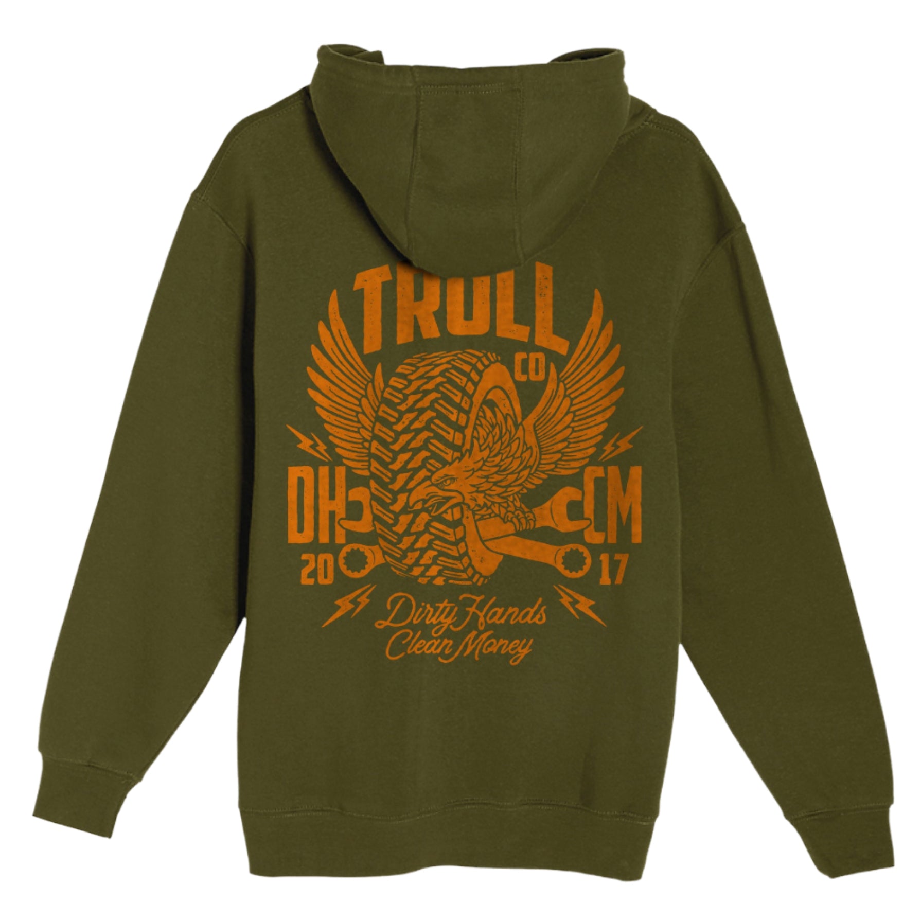 Men’s Winged Roller Hoodie, Military Green
