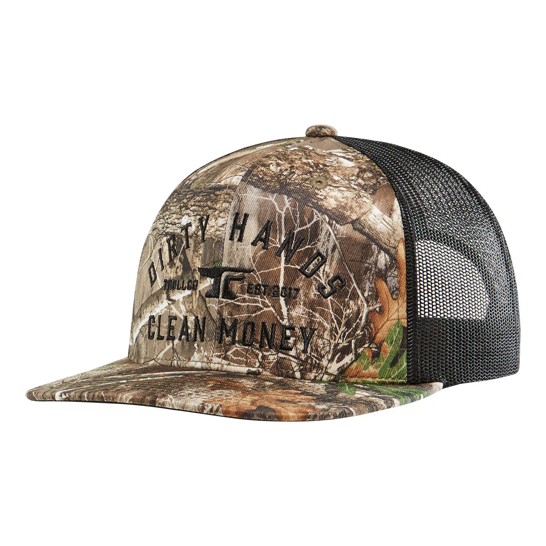 DHCM Realtree Classic Trucker Hat - Realtree Edge/Black