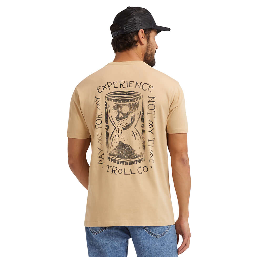 Men's Pay Time T-Shirt, Tan