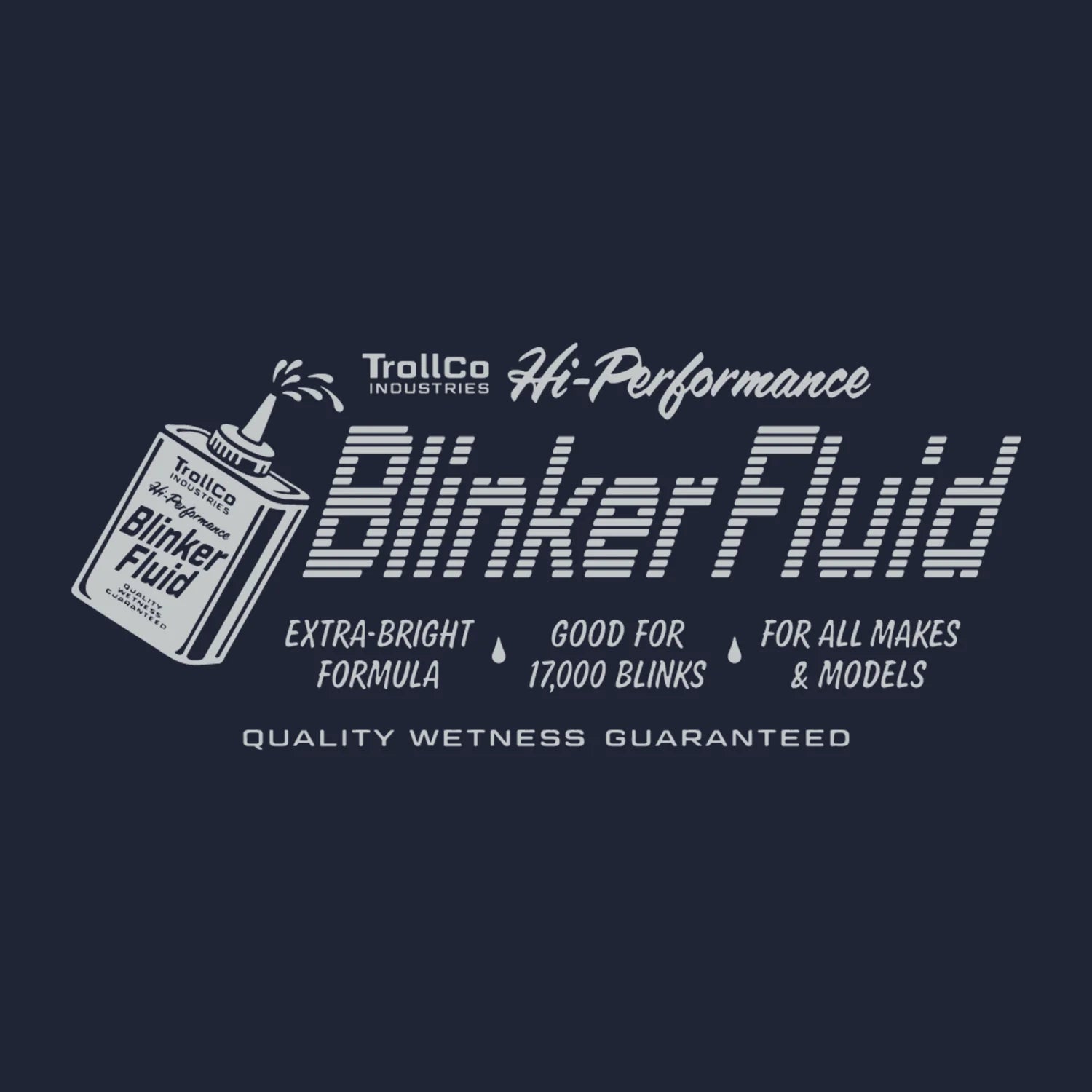 TCI Blinker Fluid SS Tee- Navy