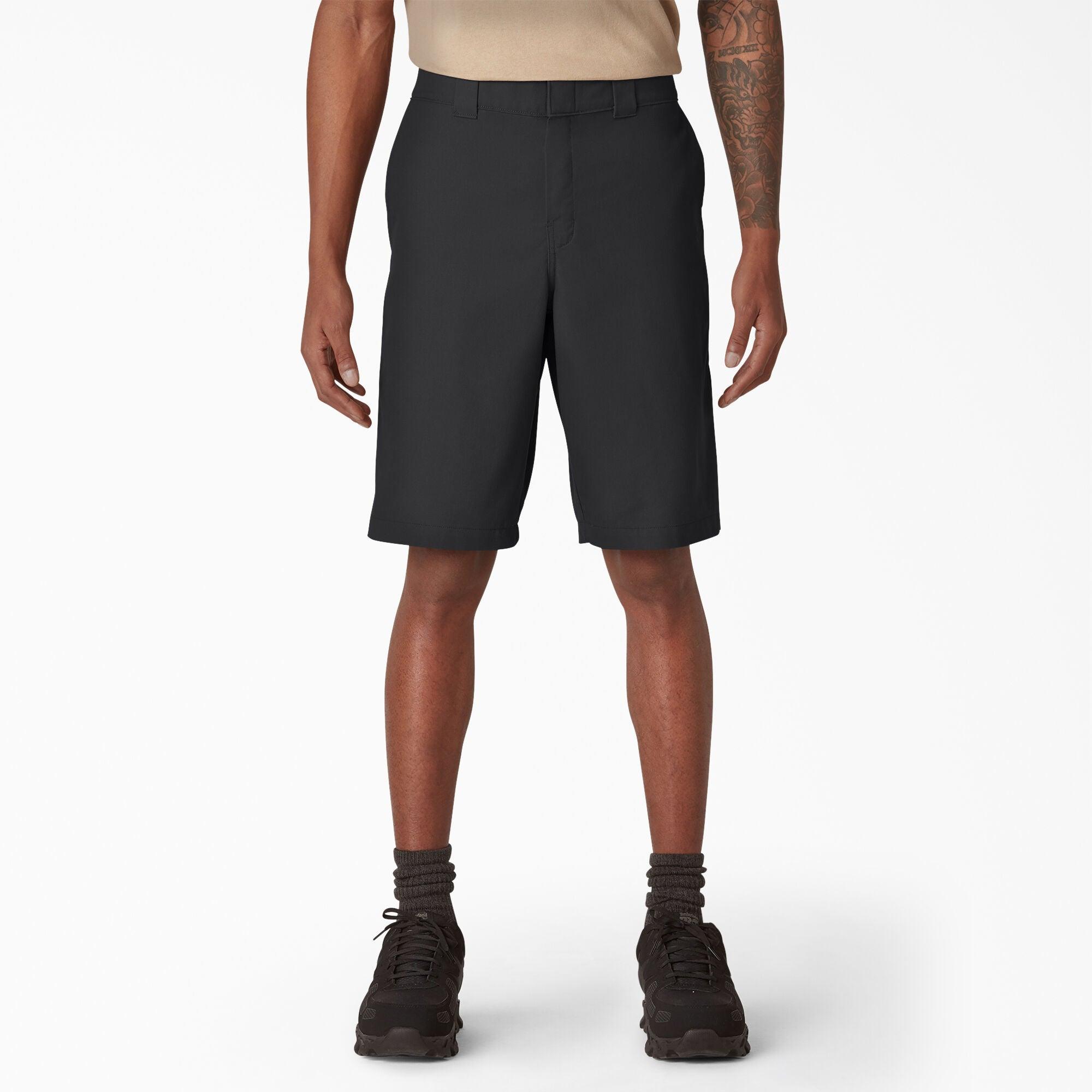 FLEX Cooling Active Waist Regular Fit Shorts, 11", Black - Purpose-Built / Home of the Trades