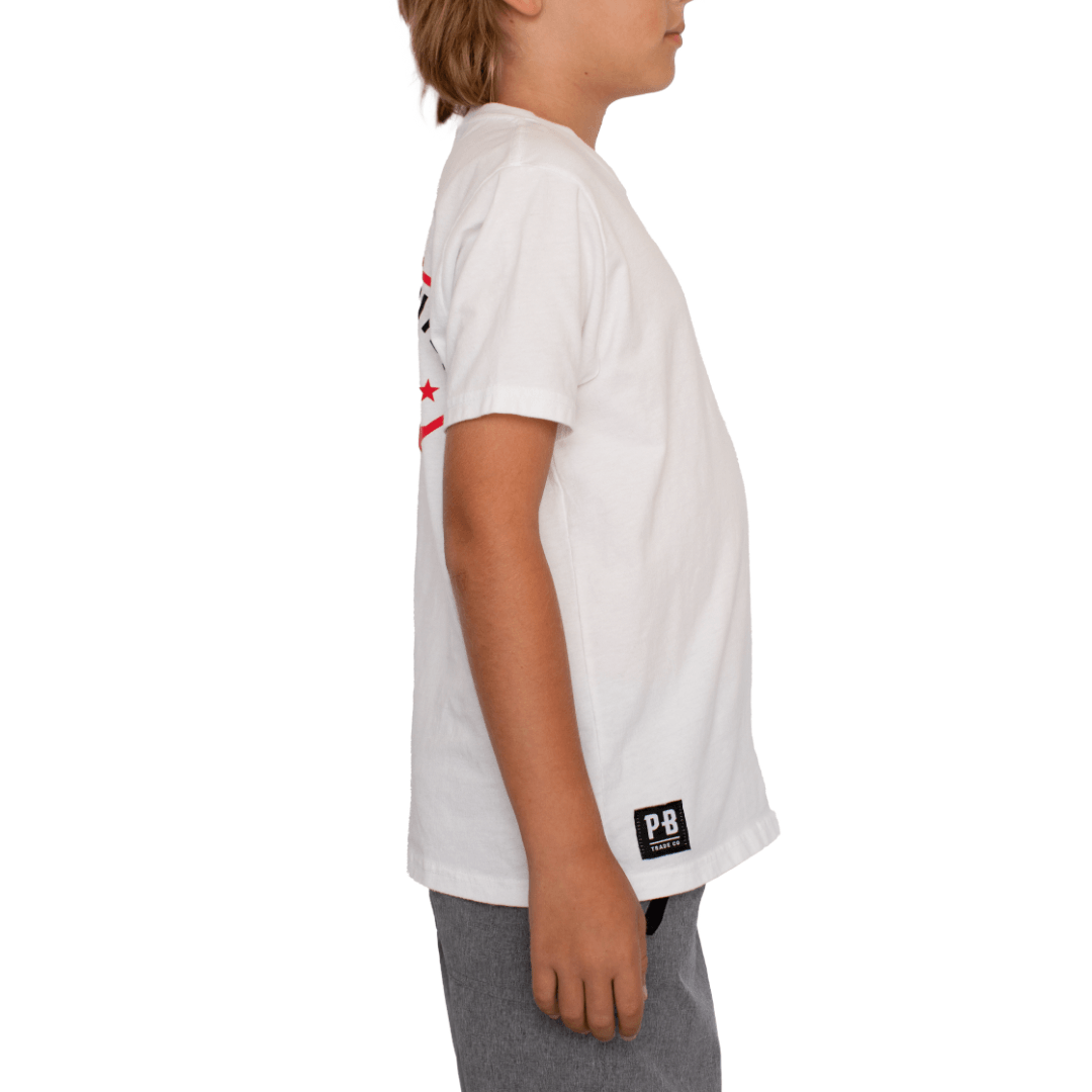 Youth Hot Wrenches Tee, White - Purpose-Built / Home of the Trades