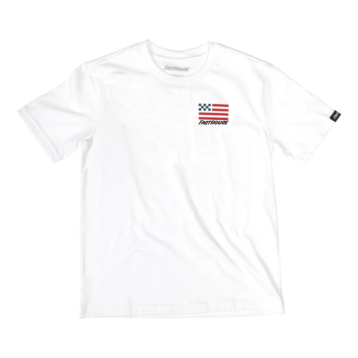 Youth Liberty SS Tee - White