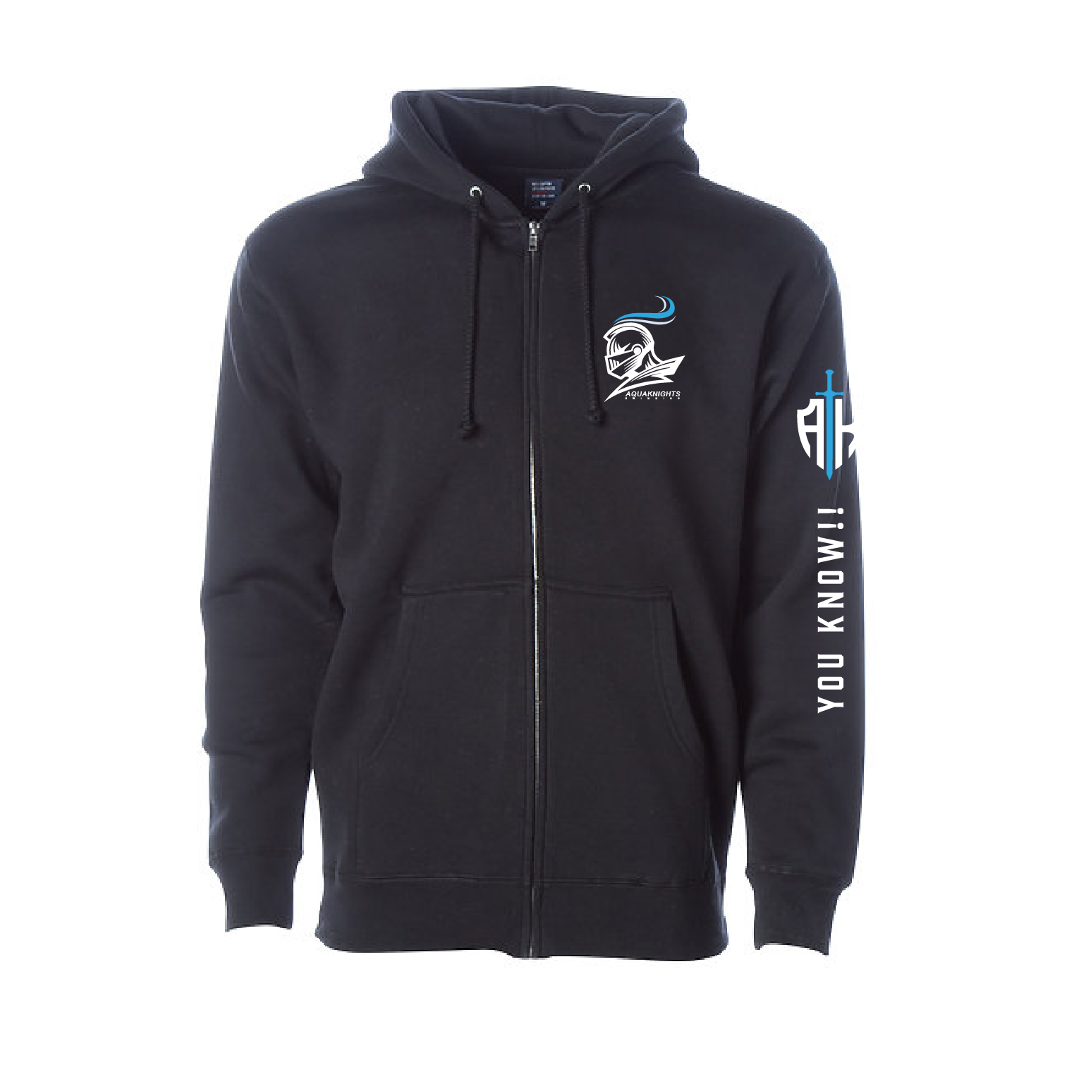 Adult Zip-Up Hoodie, Black