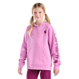 Youth Girls Long-Sleeve Graphic Sweatshirt - Crocus
