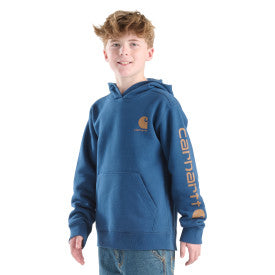Youth Boys Long-Sleeve Graphic Sweatshirt - Dark Denim
