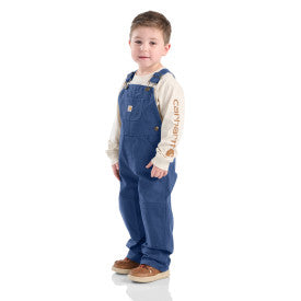 Infant/Toddler Loose Fit Canvas Bib Overall - Dark Denim