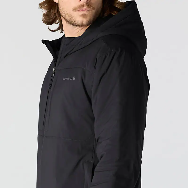 Rugged Flex® Relaxed Fit Lightweight Stretch Insulated Jacket - 3 Warmest Rating - Black