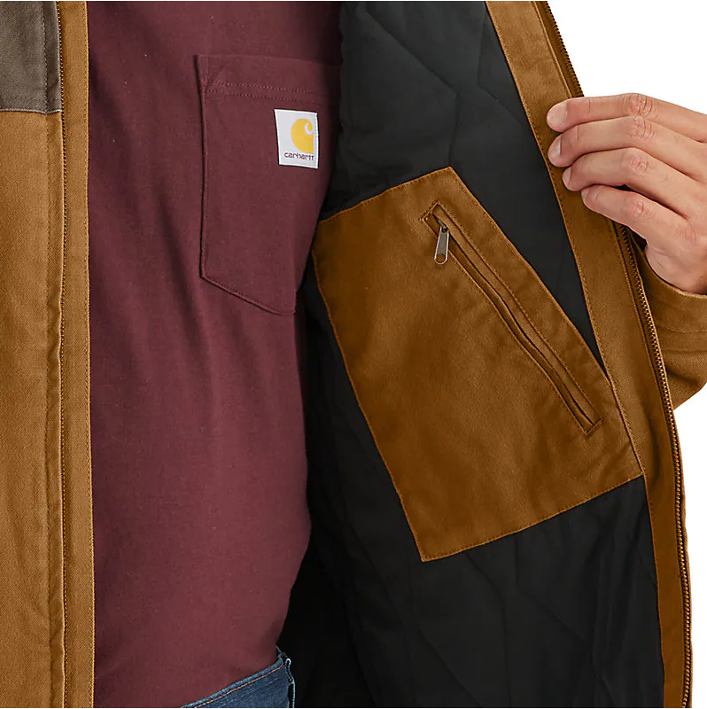 Montana Duck Insulated Jacket, Carhartt Brown & Coffee