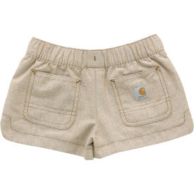 Infant/Toddler Color Chambray Short - Carhartt Brown