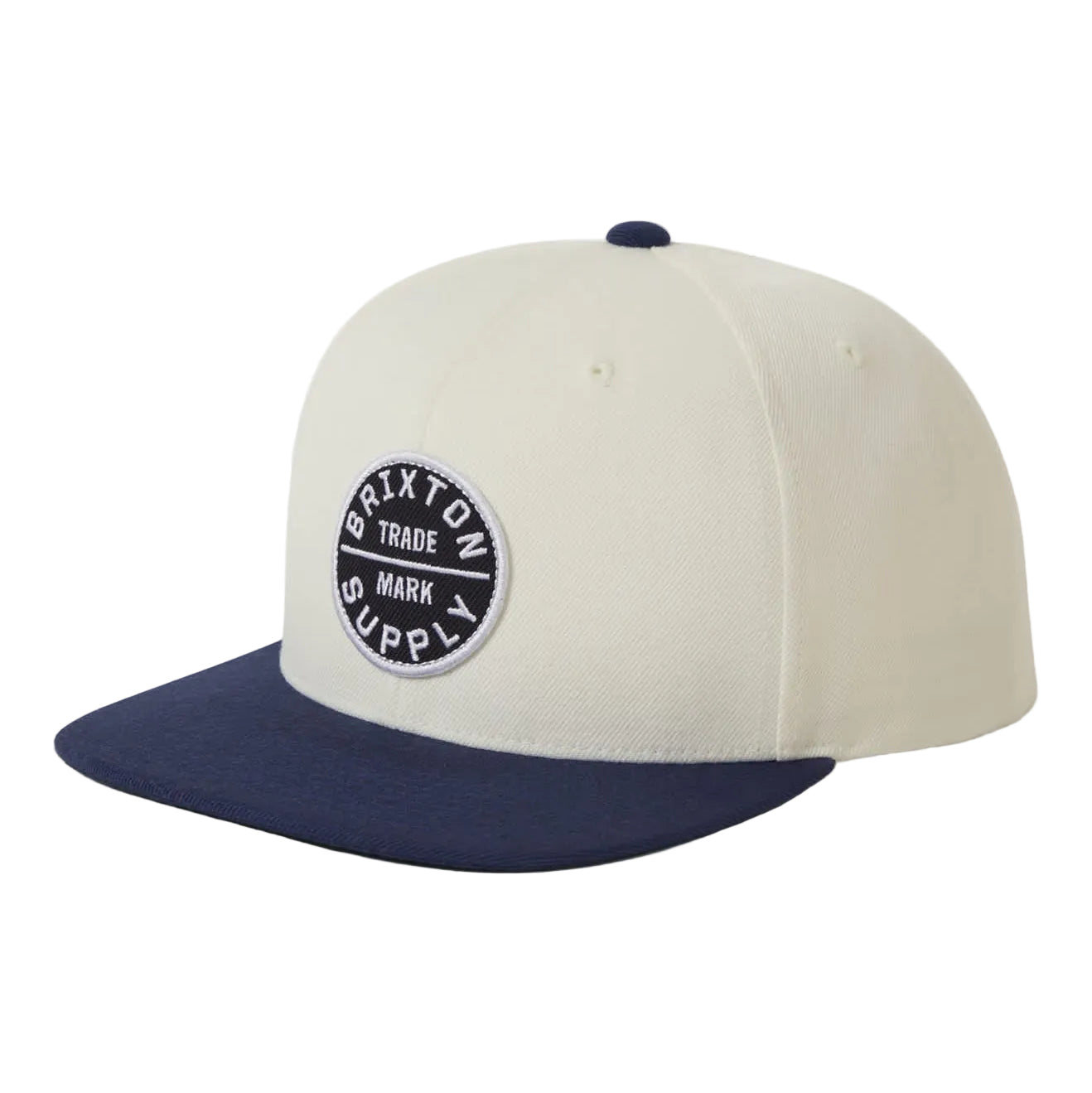 Oath III Snapback- Off White/Midnight Blue