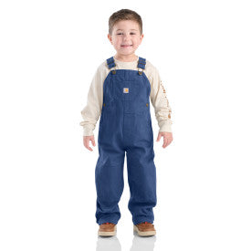 Infant/Toddler Loose Fit Canvas Bib Overall - Dark Denim