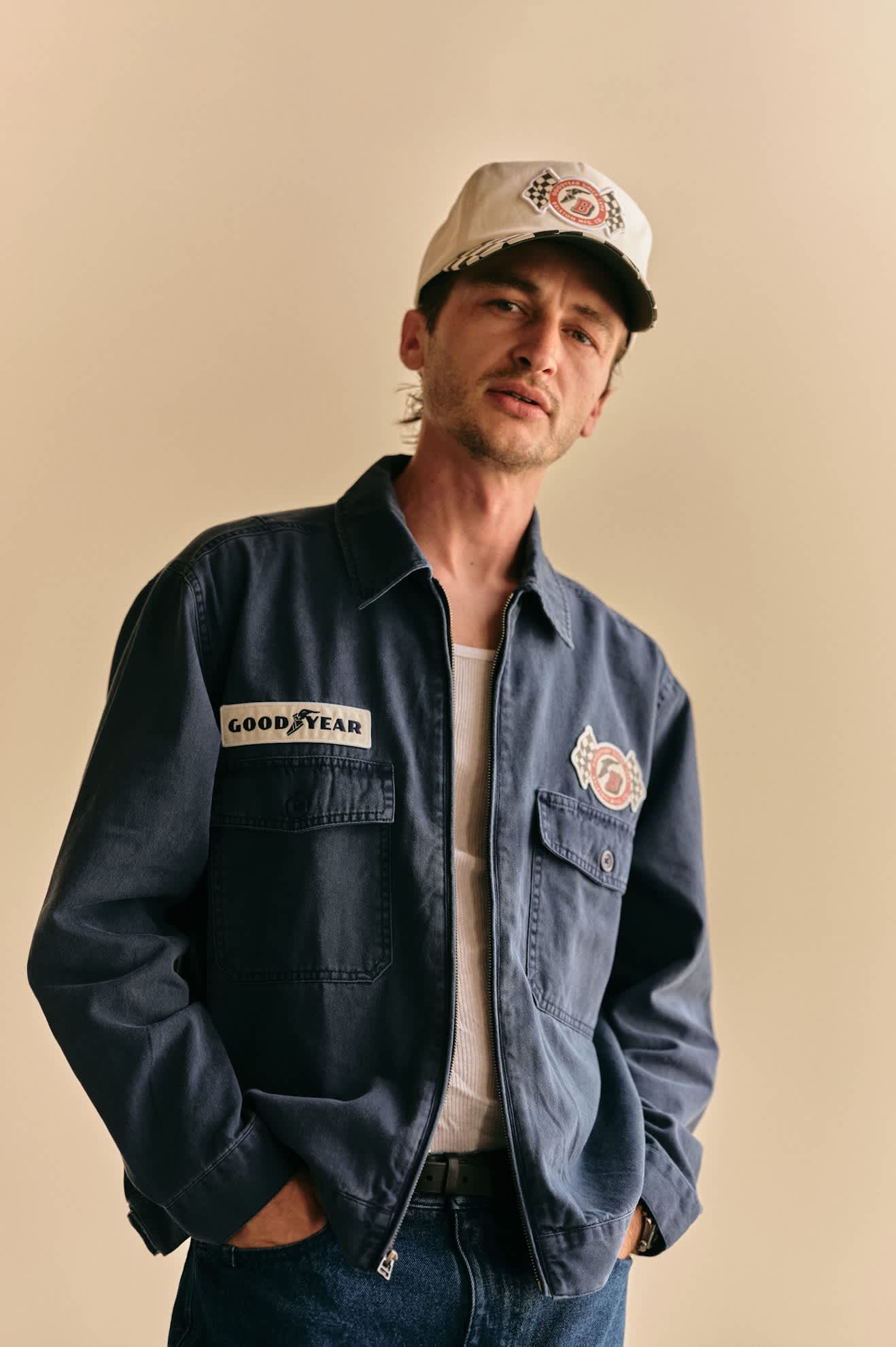 Goodyear Speedway HP Snapback- Off White