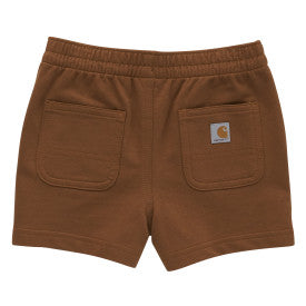 Infant/Toddler French Terry Work Short - Carhartt Brown