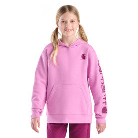 Youth Girls Long-Sleeve Graphic Sweatshirt - Crocus